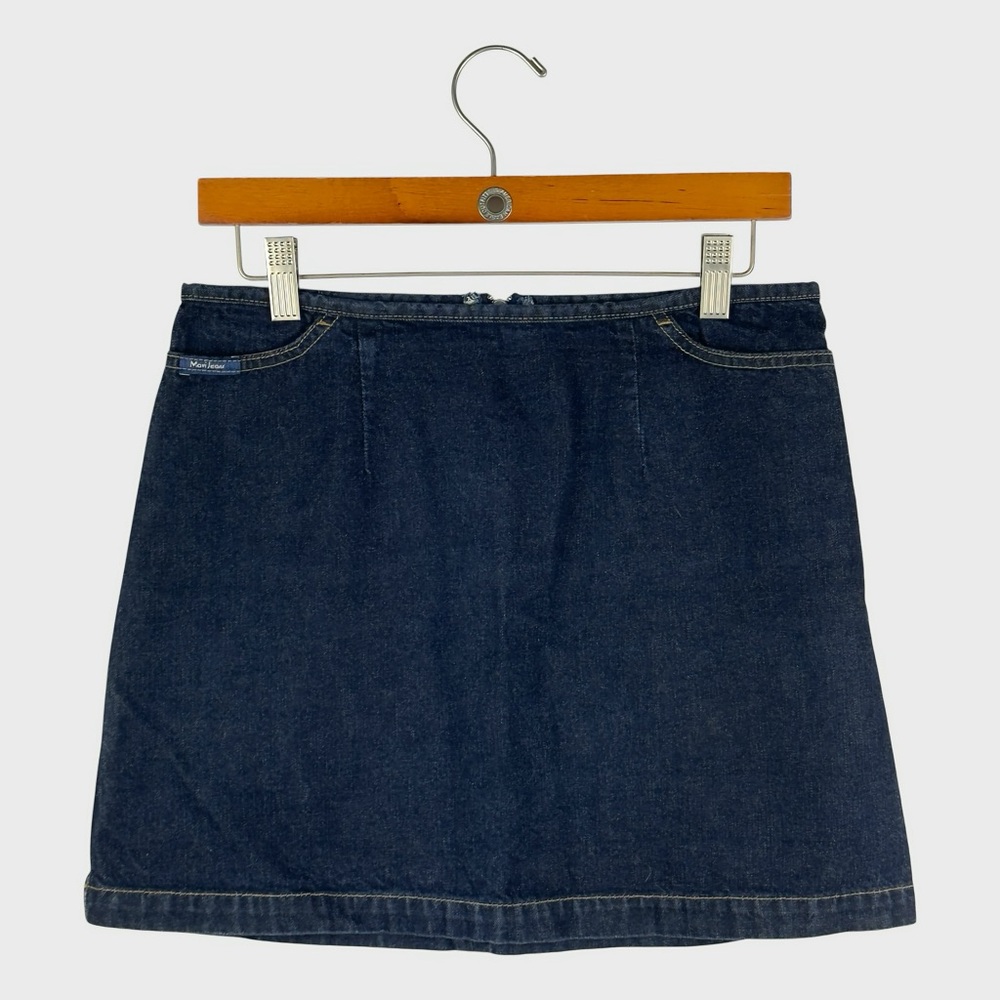 Mavi Dark Blue Denim Mini Skirt